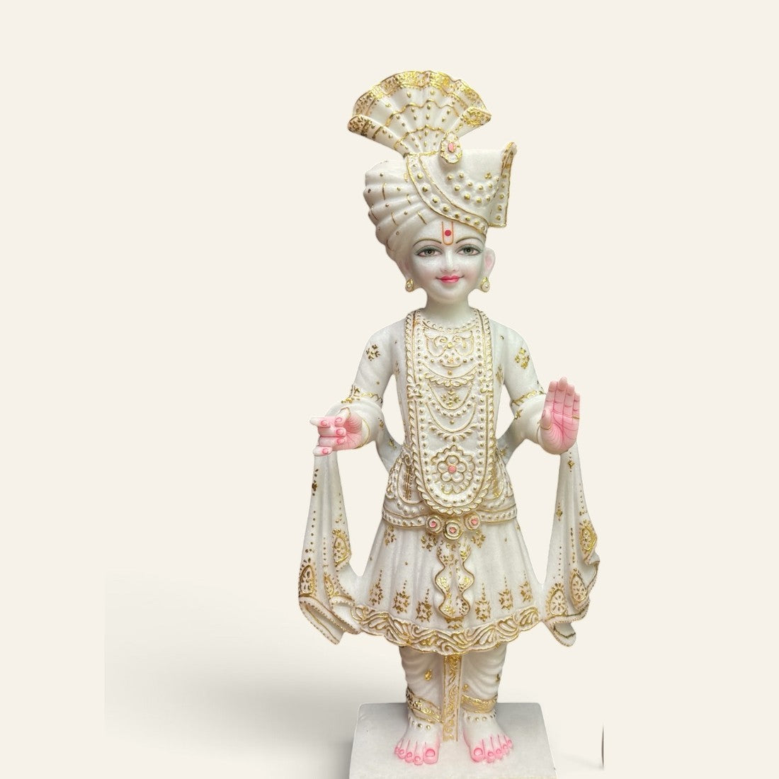 Swaminarayan Murtis — hand-carved marble, Jaipur